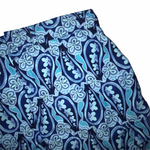 Catalina Paisley Floral Cargo Swim Skirt L 12/14 - Picture 3 of 8